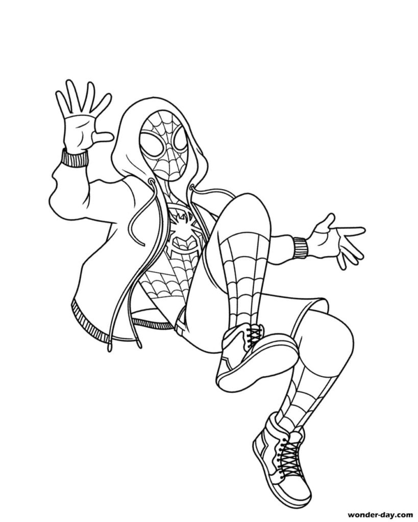 31 Miles Morales Coloring Pages Printable 29