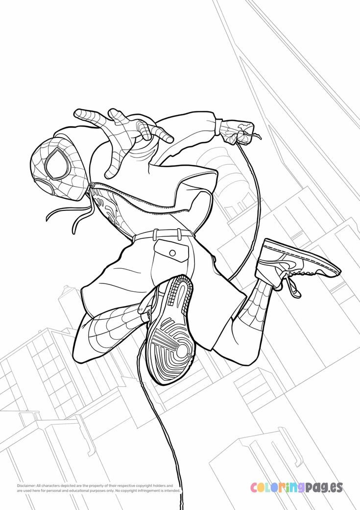 31 Miles Morales Coloring Pages Printable 4