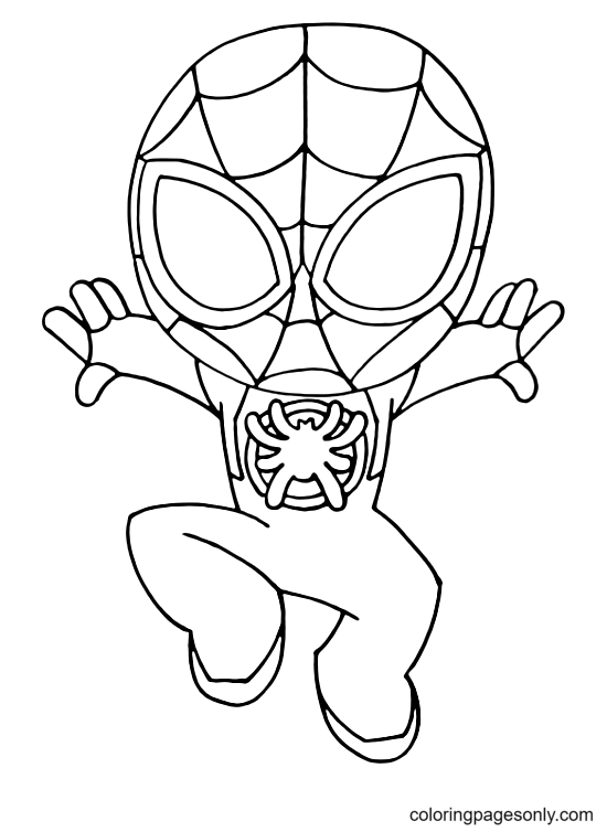 31 Miles Morales Coloring Pages Printable 5