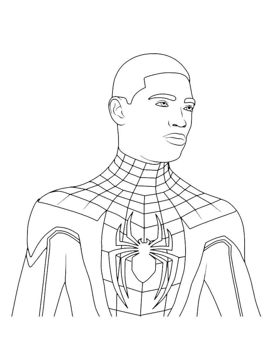 31 Miles Morales Coloring Pages Printable 9