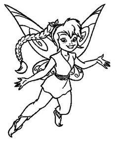 31 Pixie Coloring Page Printable 1