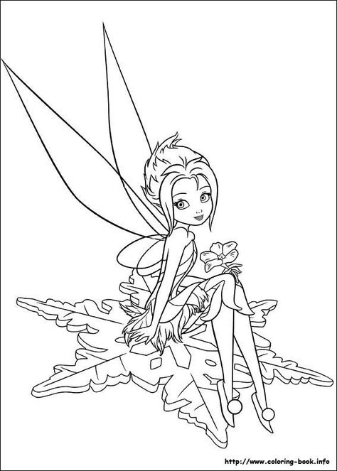 31 Pixie Coloring Page Printable 21