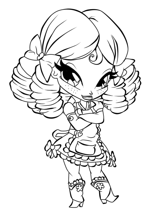 pixie coloring page printable jpg