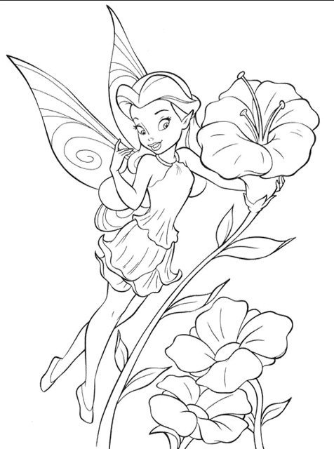 31 Pixie Coloring Page Printable 29