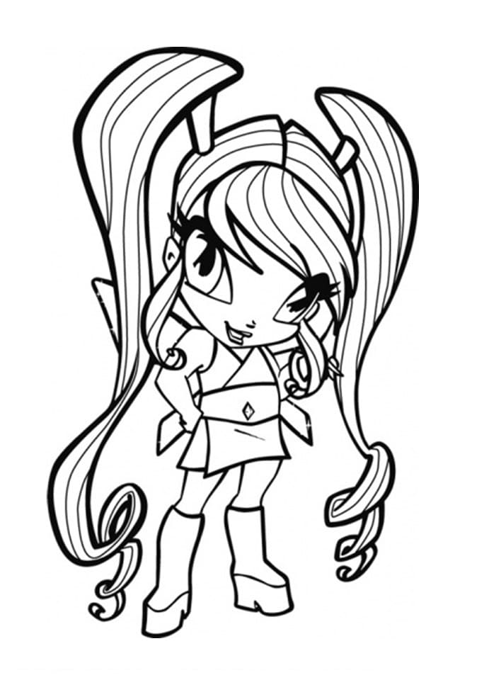 31 Pixie Coloring Page Printable 4