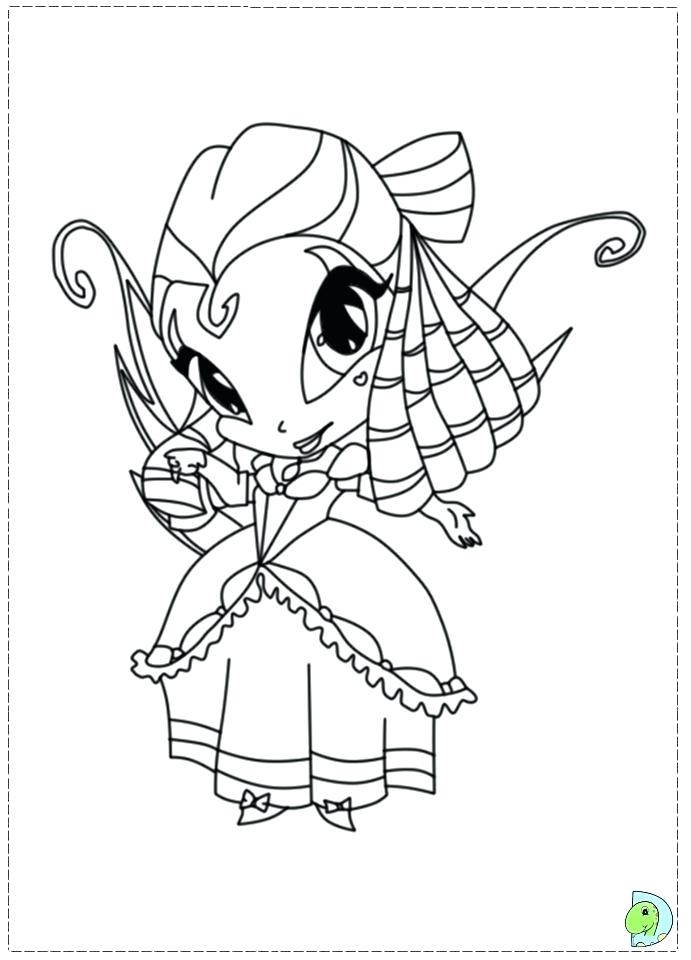 31 Pixie Coloring Page Printable 7