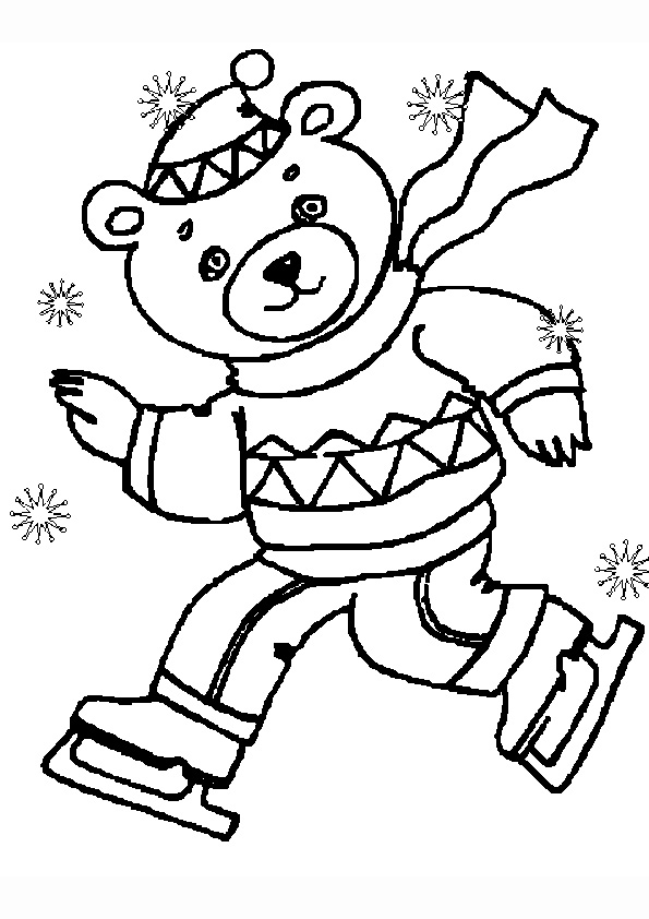 winter clothes coloring pages printable jpg