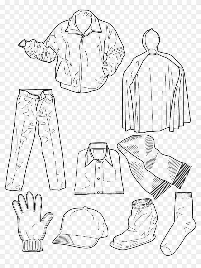 31 Winter Clothes Coloring Pages Printable 15