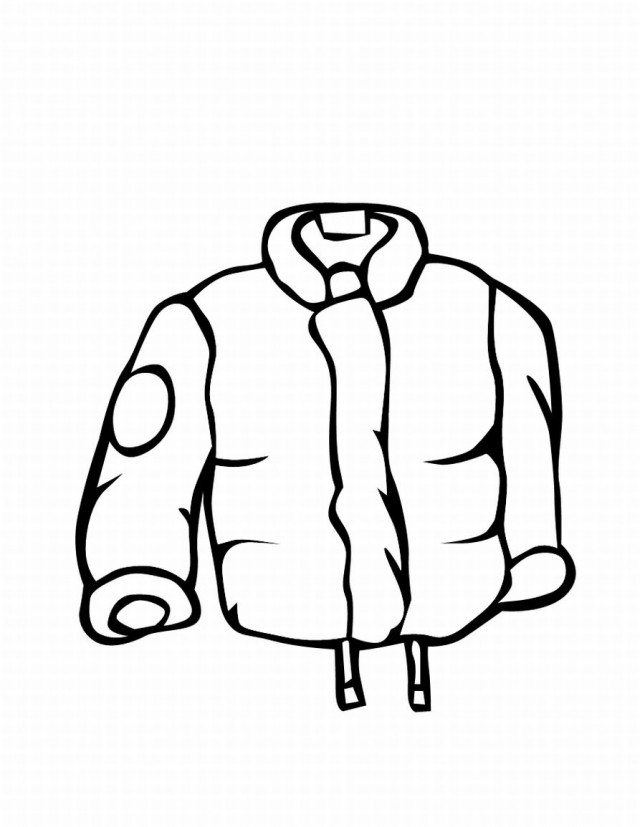 31 Winter Clothes Coloring Pages Printable 22