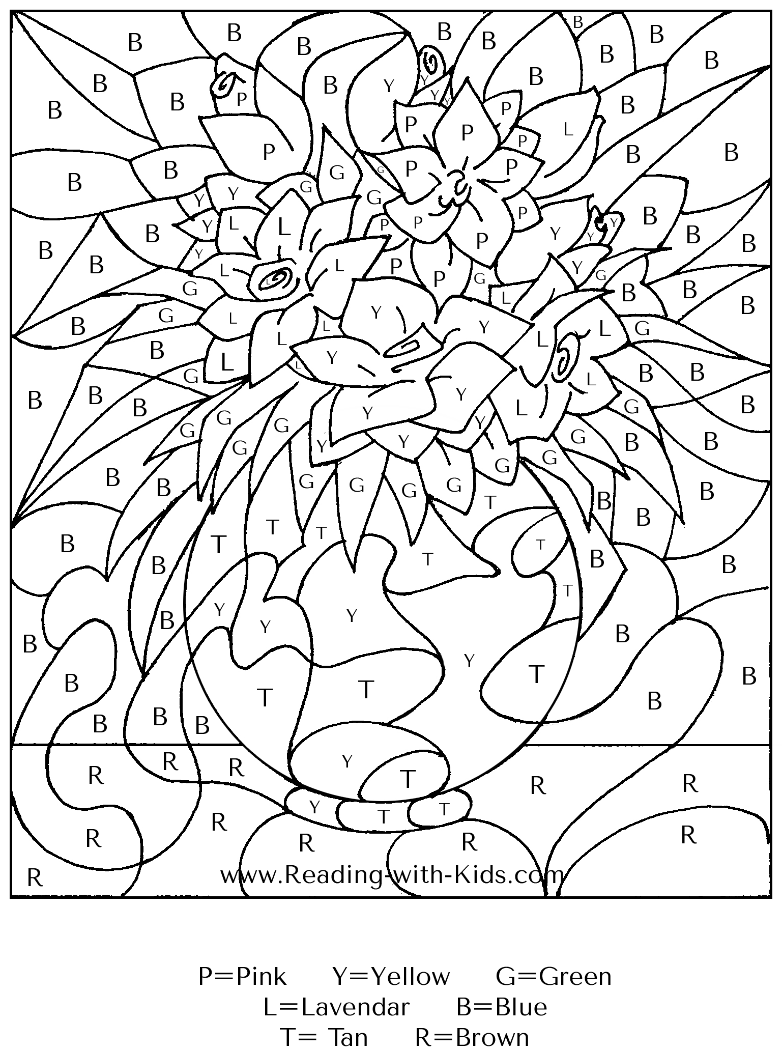 32 Challenging Color by Number Coloring Pages Printable 11