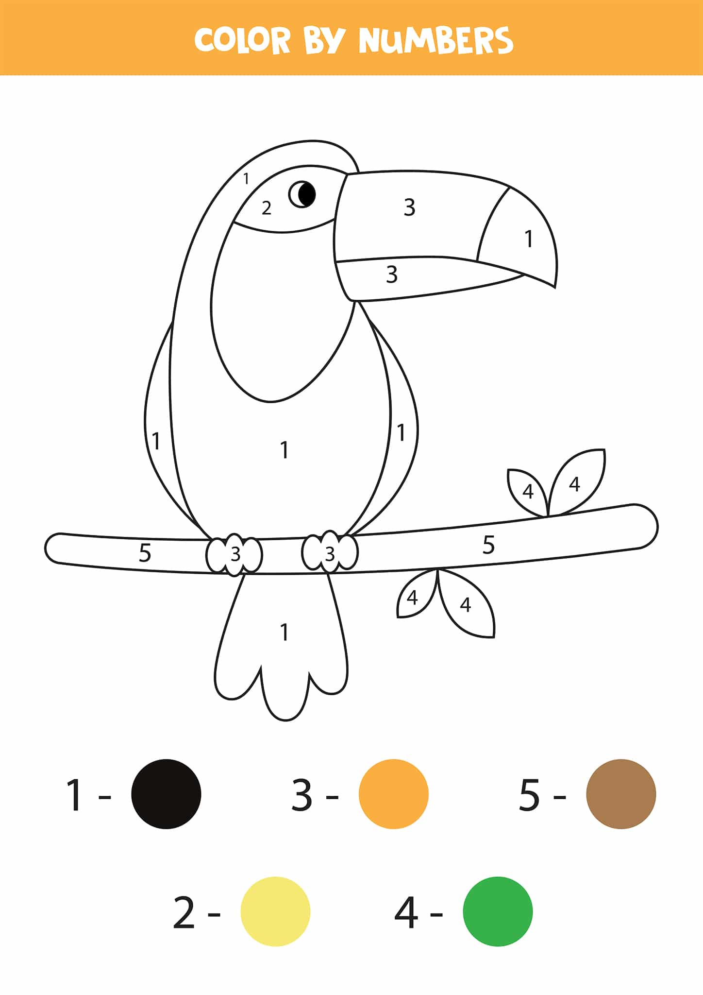 32 Challenging Color by Number Coloring Pages Printable 23