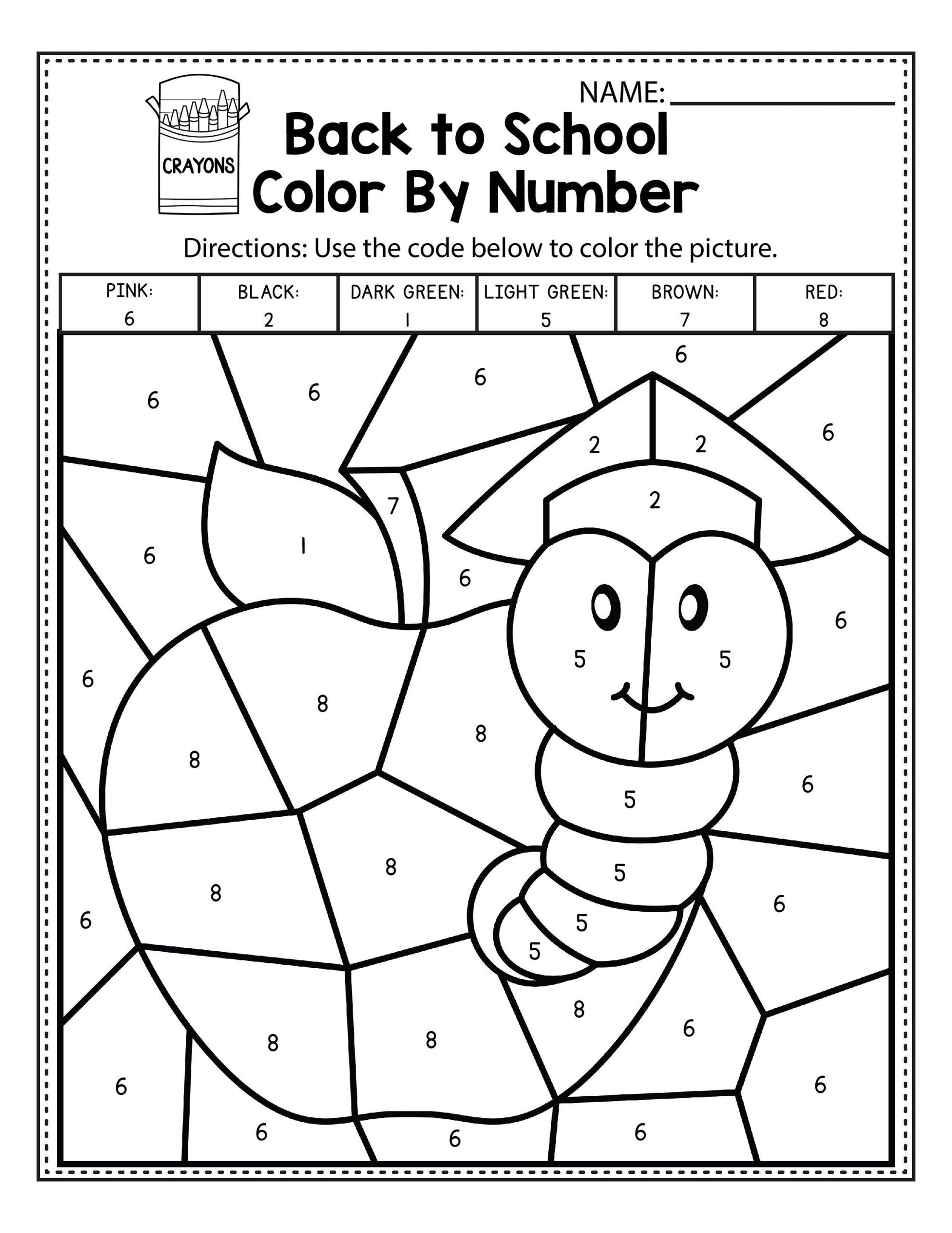 32 Challenging Color by Number Coloring Pages Printable 25