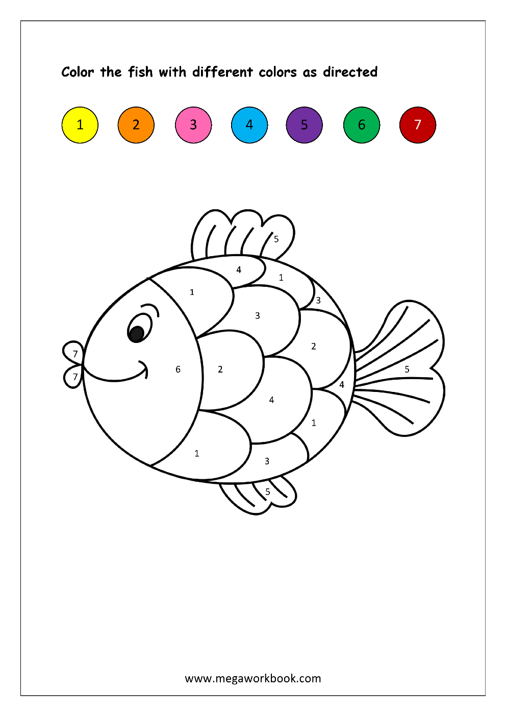 32 Challenging Color by Number Coloring Pages Printable 32