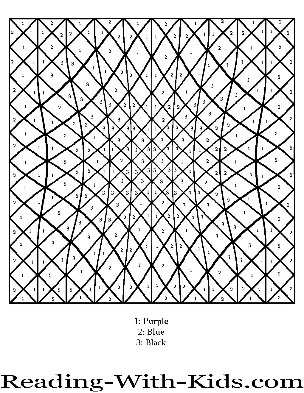 32 Challenging Color by Number Coloring Pages Printable 35