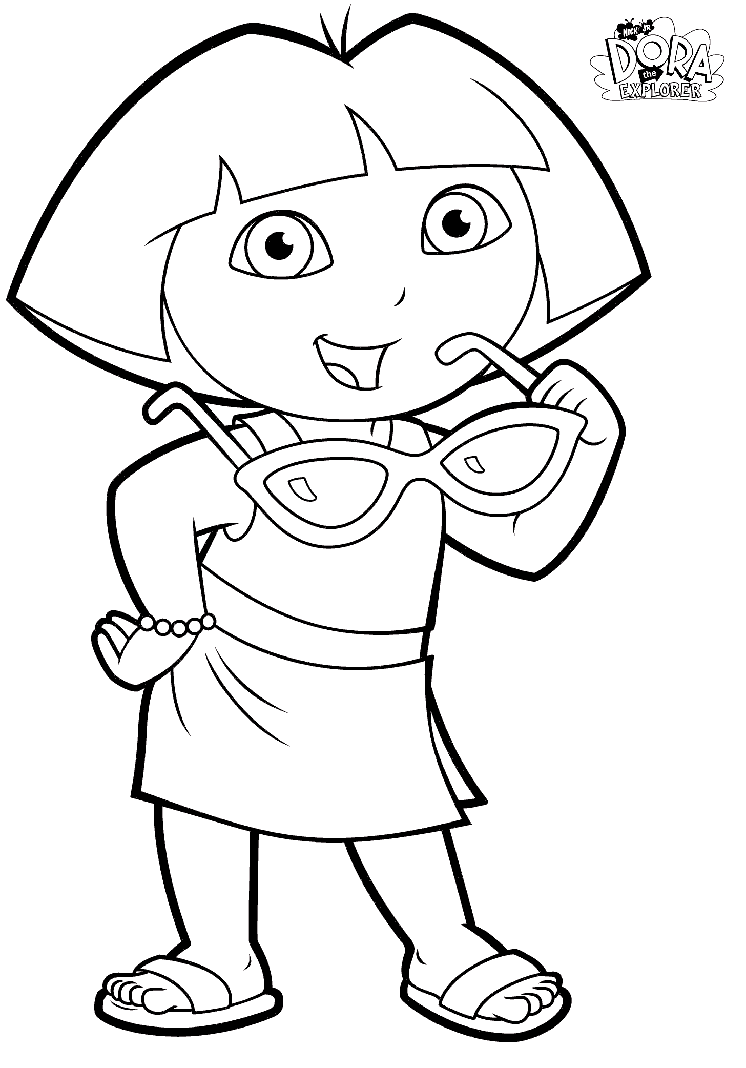 32 Dora Halloween Coloring Pages Printable 10