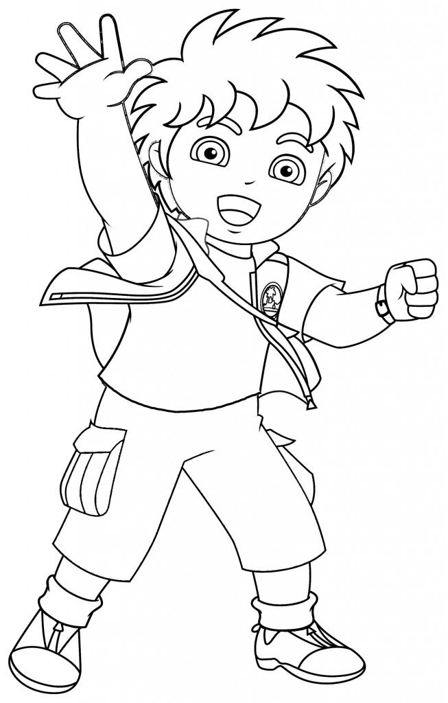 32 Dora Halloween Coloring Pages Printable 12