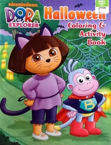 32 Dora Halloween Coloring Pages Printable 2