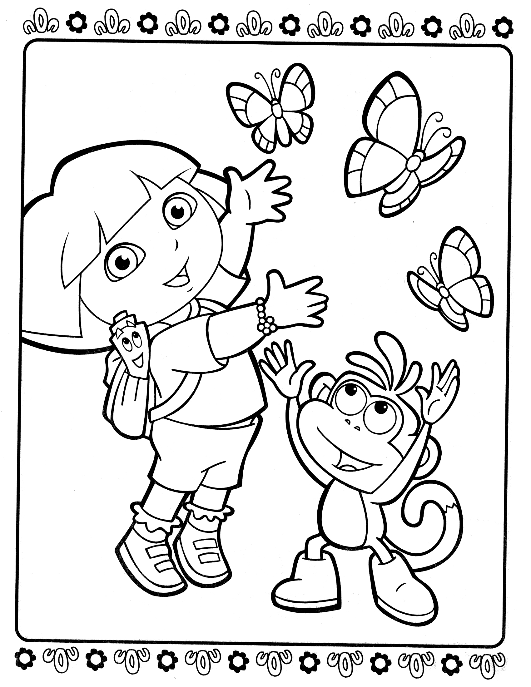 32 Dora Halloween Coloring Pages Printable 20