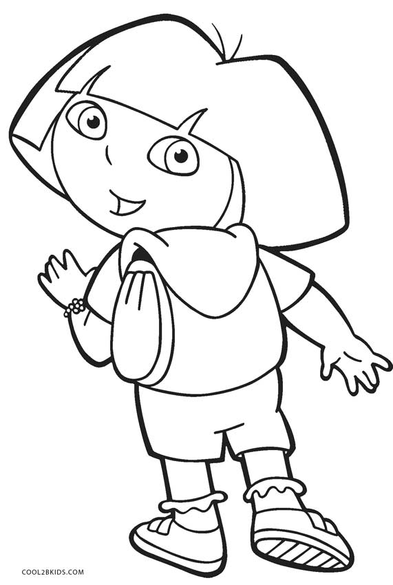 32 Dora Halloween Coloring Pages Printable 27