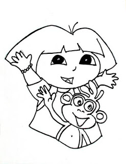 32 Dora Halloween Coloring Pages Printable 28