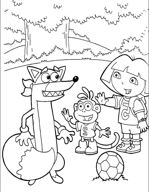 32 Dora Halloween Coloring Pages Printable 3