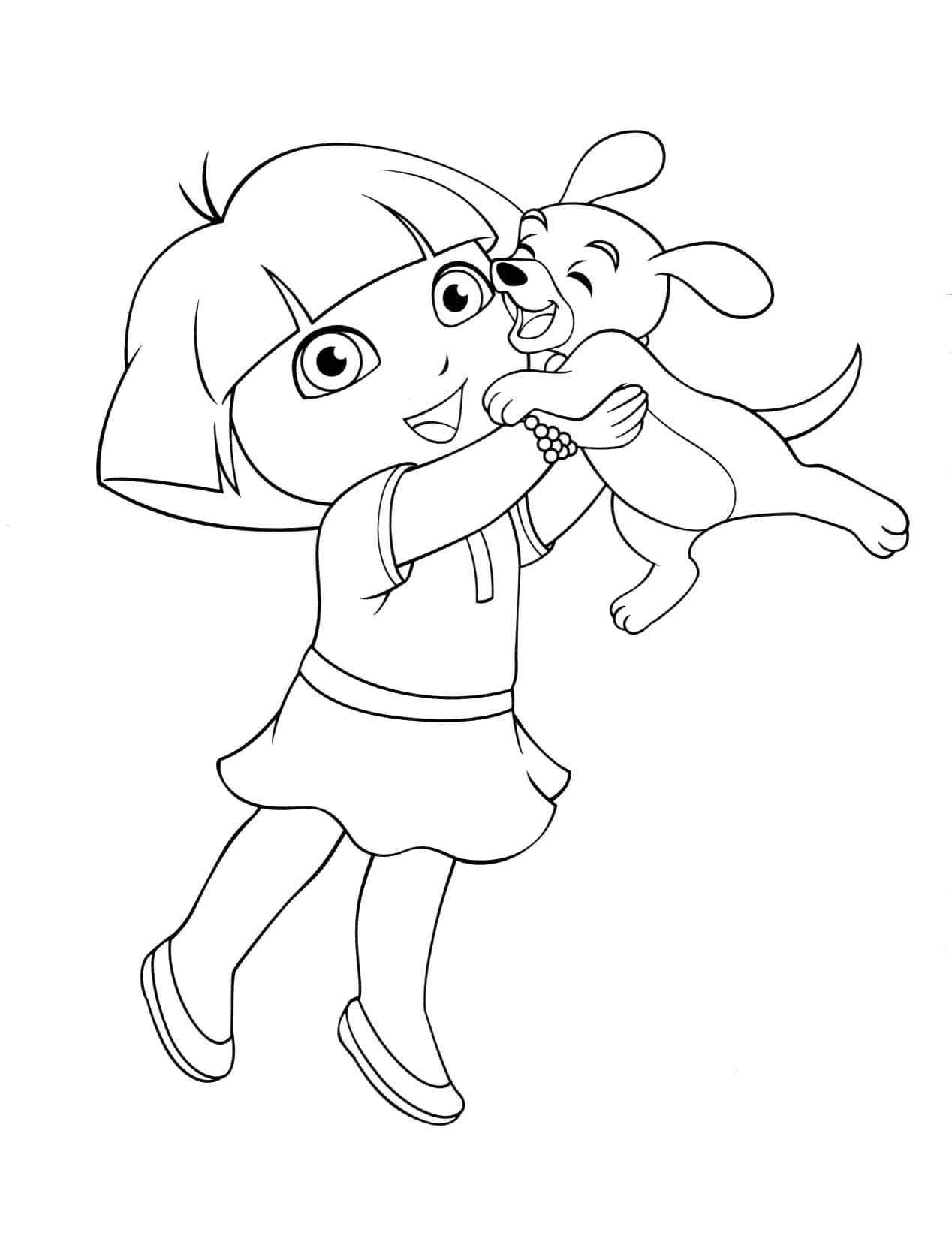 32 Dora Halloween Coloring Pages Printable 31