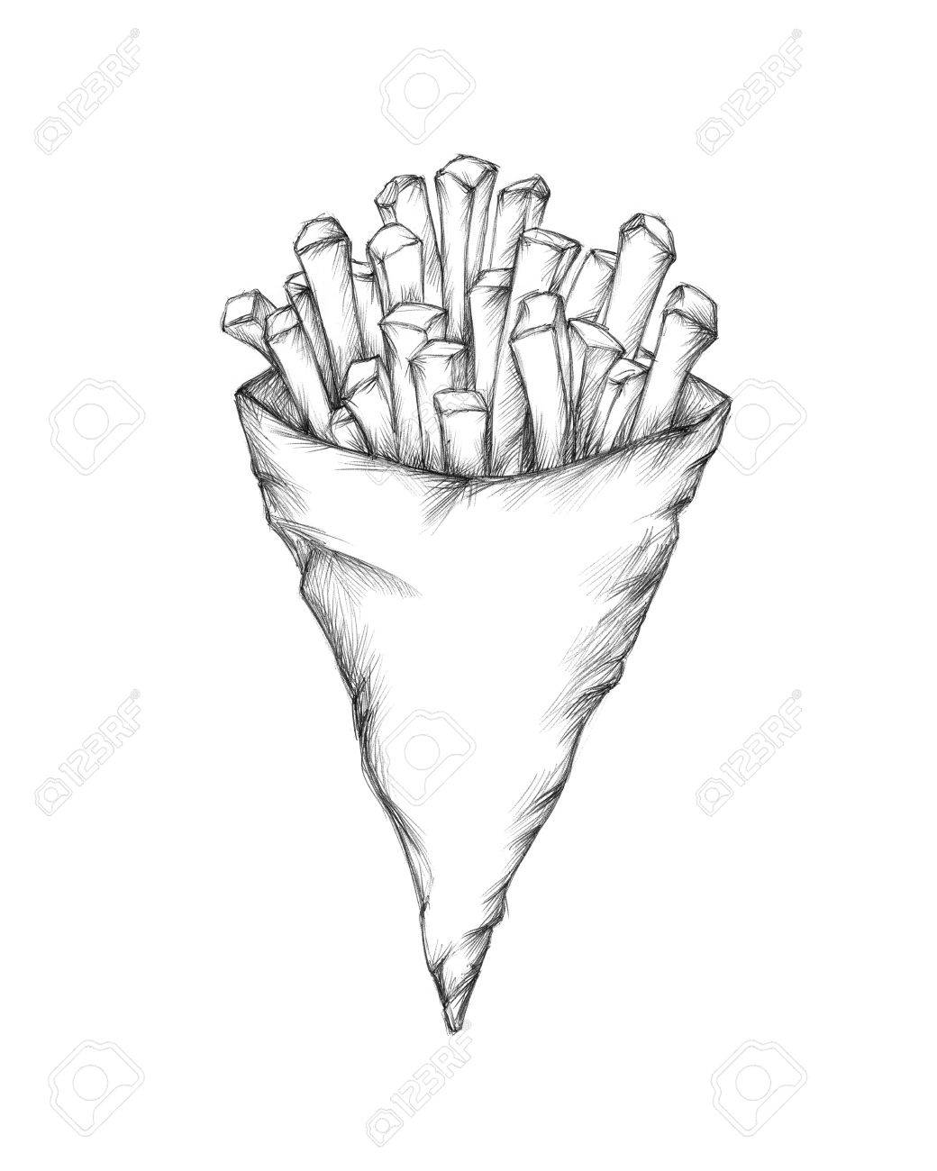 32 French Fries Coloring Pages Printable 24