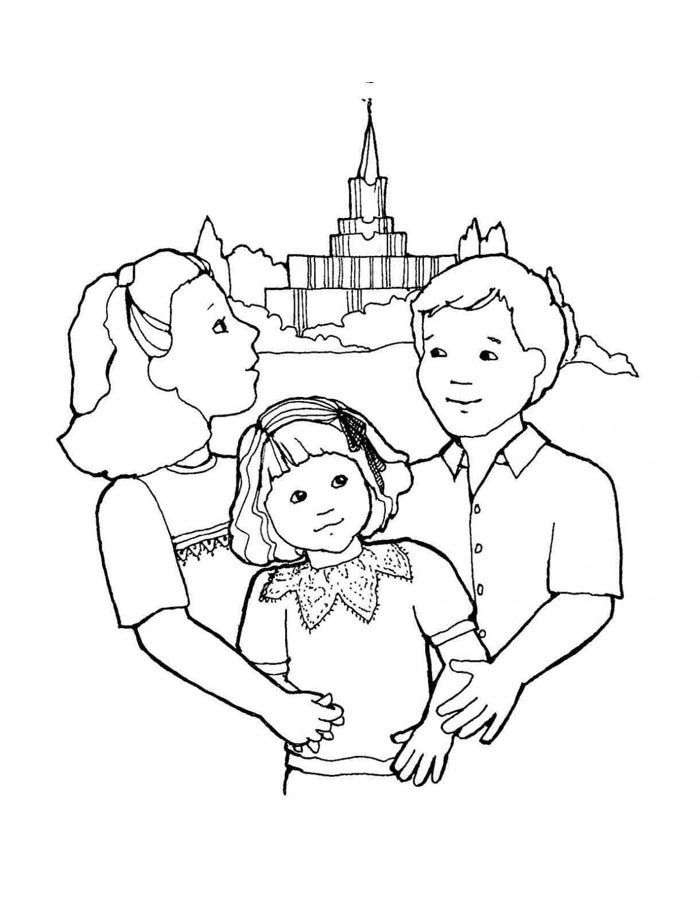 heartwarming family coloring pages printable jpg