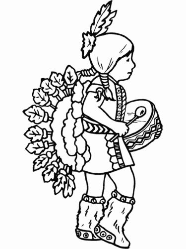 32 Native American Art Coloring Pages Printable 17