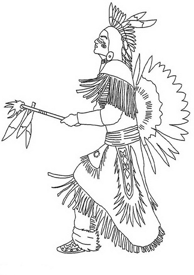 32 Native American Art Coloring Pages Printable 3