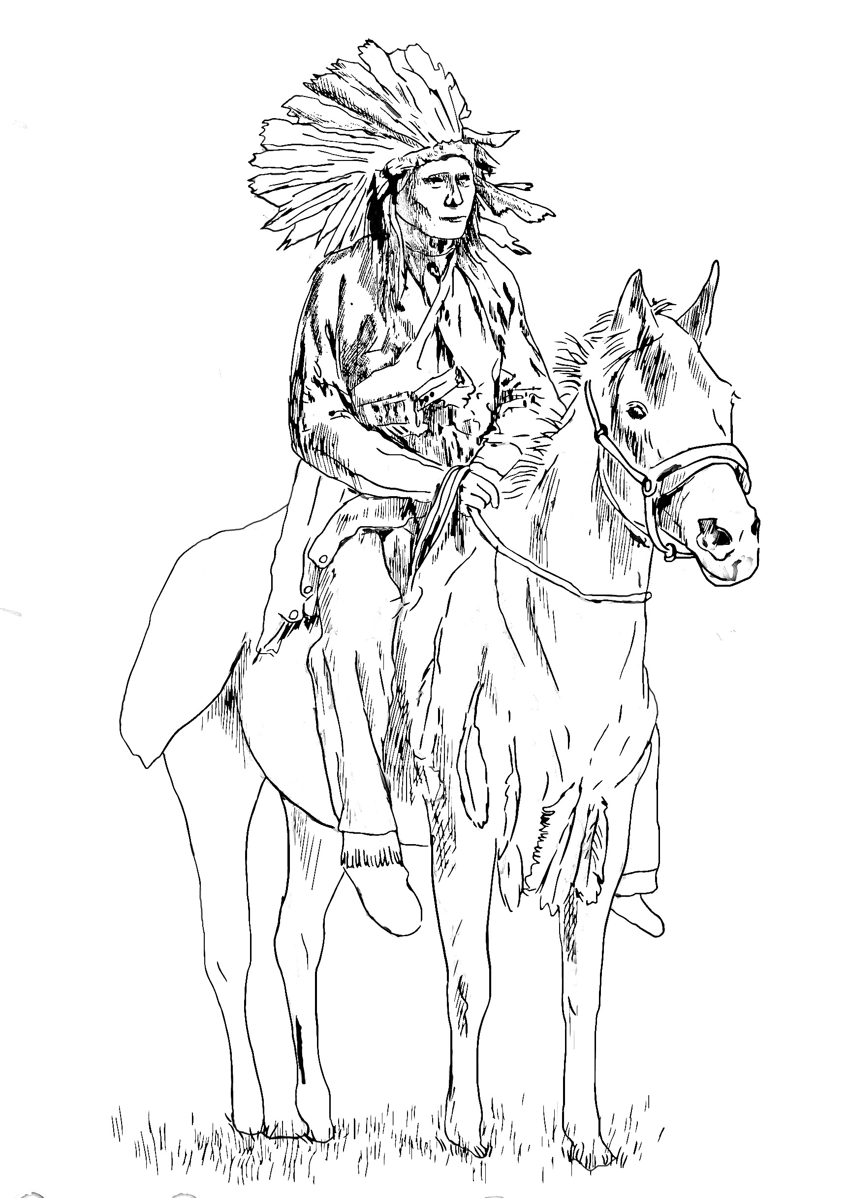 32 Native American Art Coloring Pages Printable 35