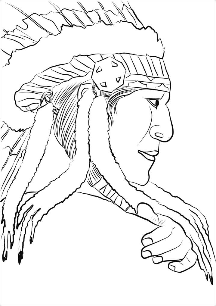 32 Native American Art Coloring Pages Printable 9