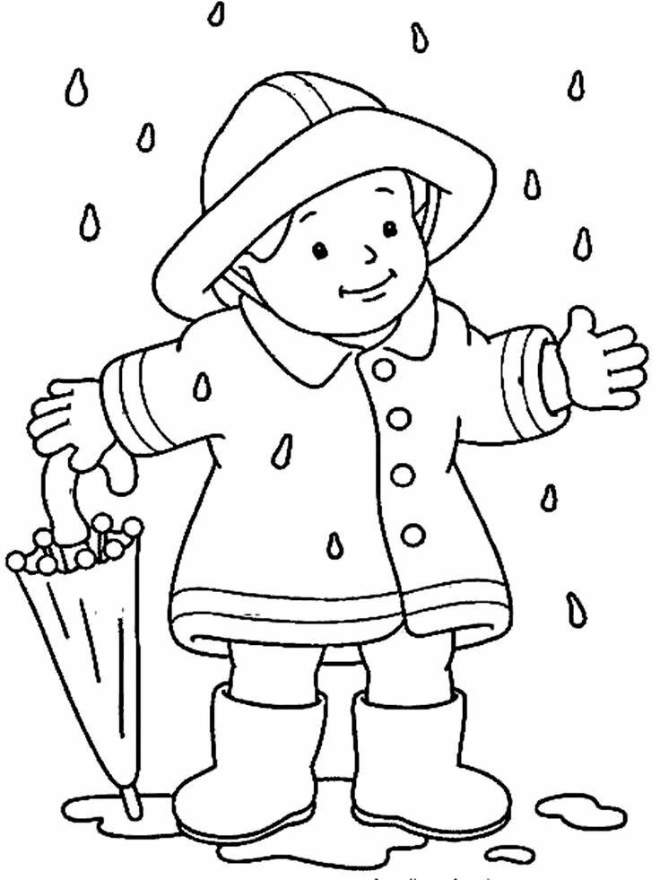 32 Rainy Day Coloring Pages Printable 30