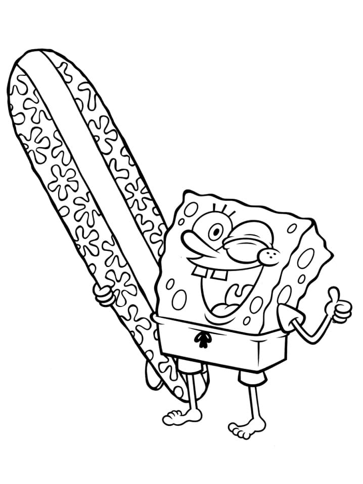 32 Spongebob Soccer Coloring Pages Printable 10