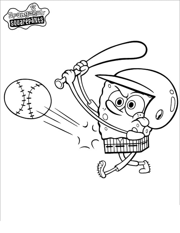 32 Spongebob Soccer Coloring Pages Printable 16