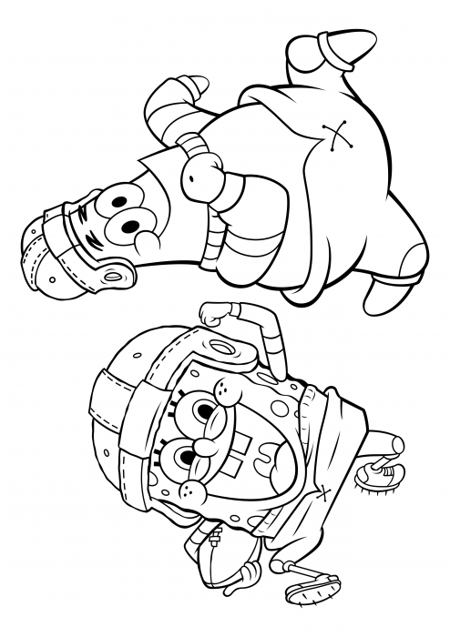 32 Spongebob Soccer Coloring Pages Printable 32