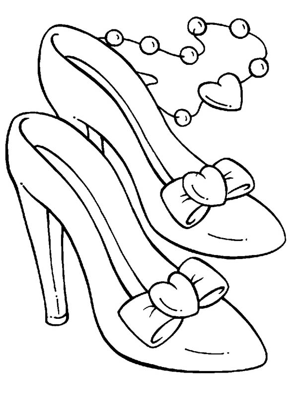 stylish shoe coloring pages printable jpg