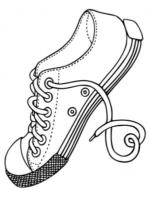 32 Stylish Shoe Coloring Pages Printable 29