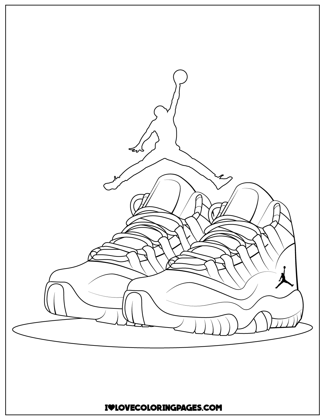 32 Stylish Shoe Coloring Pages Printable 35