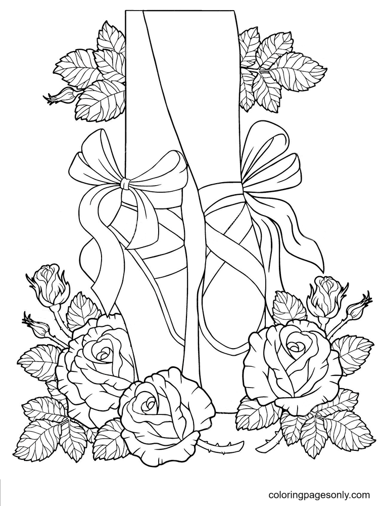 32 Stylish Shoe Coloring Pages Printable 5