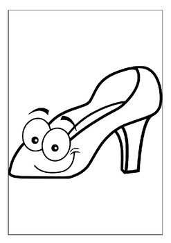 32 Stylish Shoe Coloring Pages Printable 8