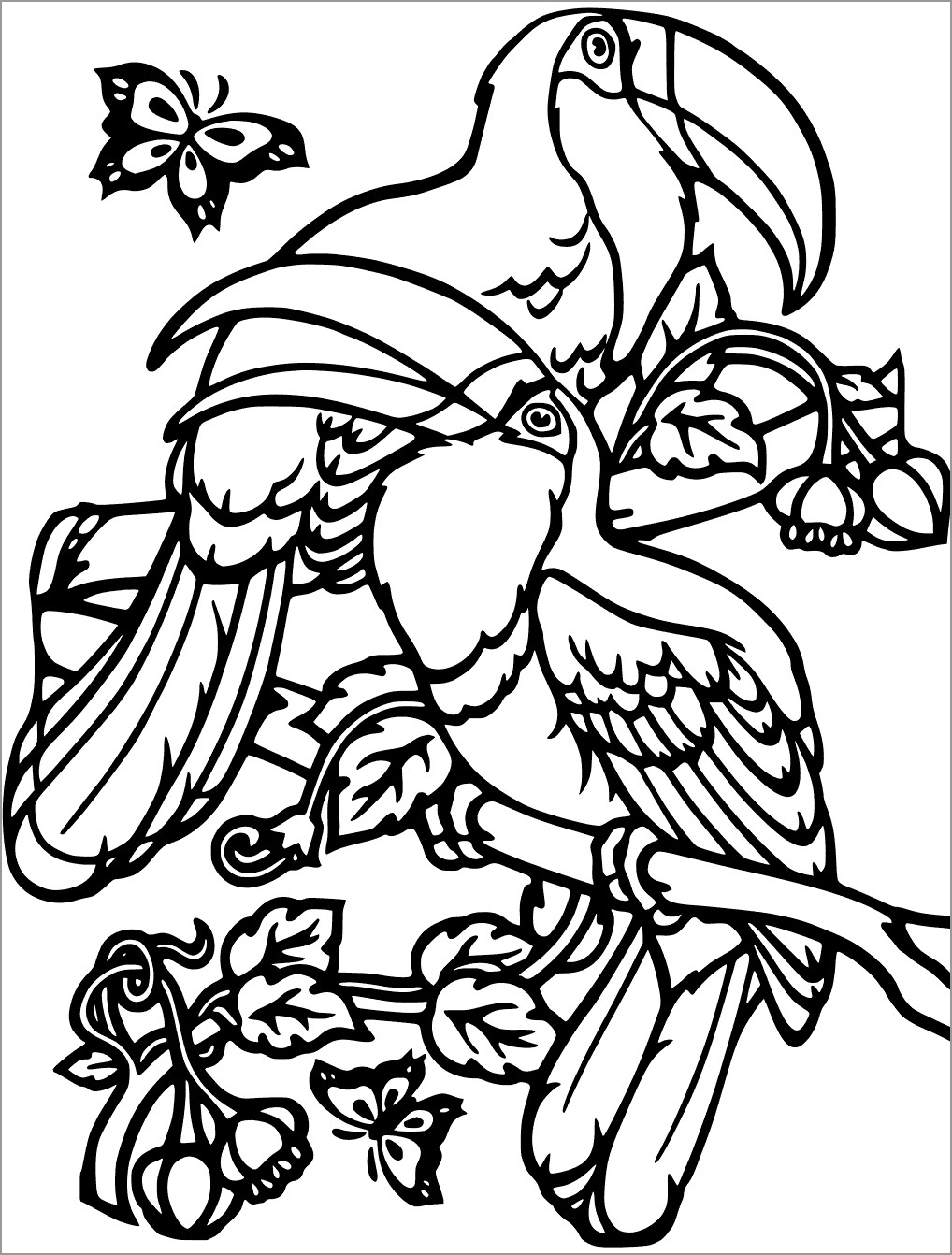 32 Toucan Bird Coloring Pages Printable 30