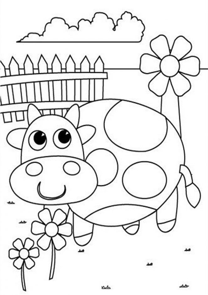 32 Very Simple Coloring Pages Printable 12