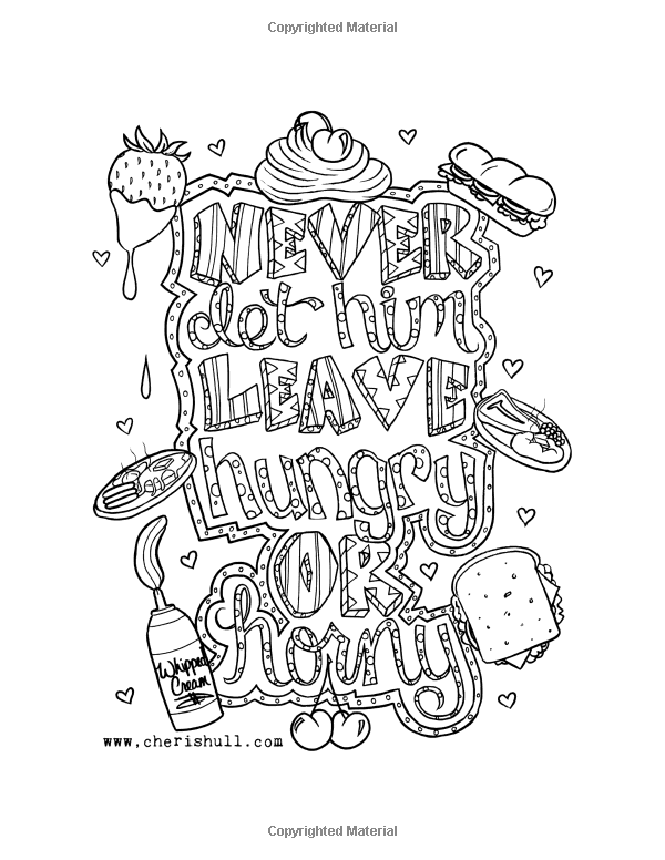 33 Dirty Word Coloring Pages Printable 1