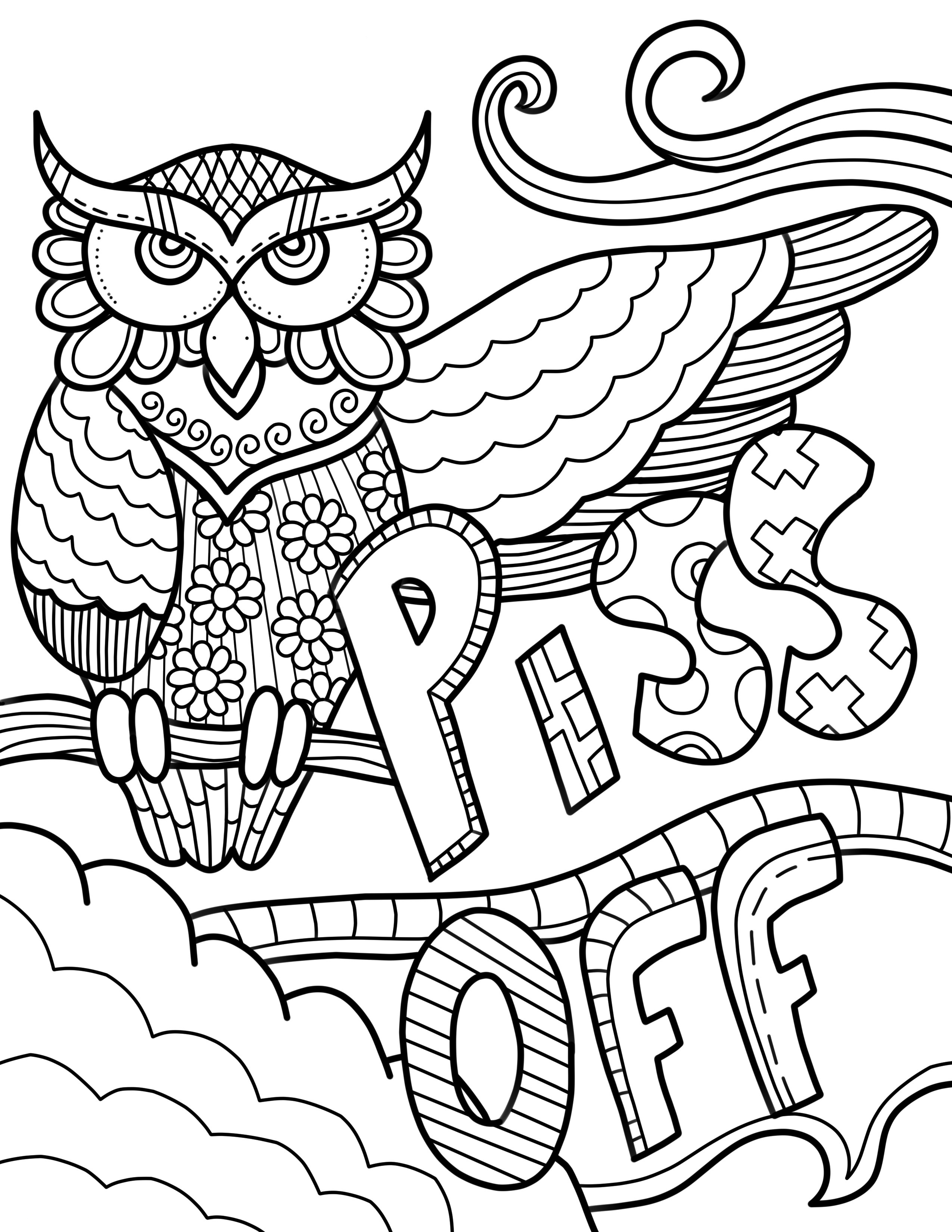 33 Dirty Word Coloring Pages Printable 18