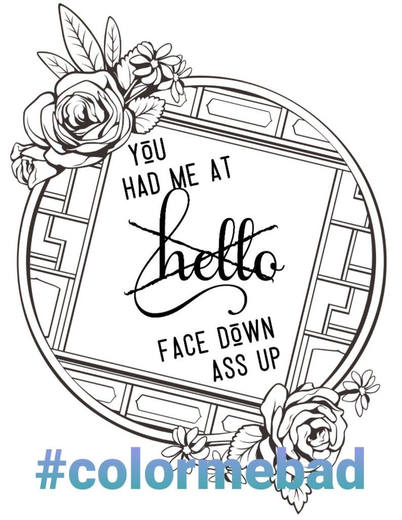 33 Dirty Word Coloring Pages Printable 23