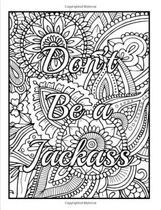 33 Dirty Word Coloring Pages Printable 30