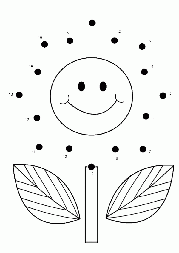 33 Dot-to-Dot Coloring Pages Printable 27