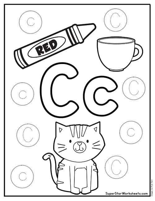 33 Free Printable Letter C Coloring Pages 15