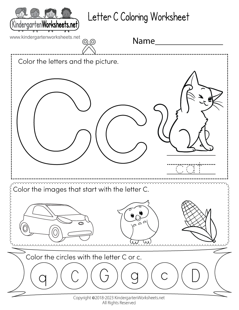 33 Free Printable Letter C Coloring Pages 17